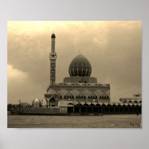 Antieke Irak Bagdad Buniya-moskee Poster