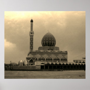 Antieke Irak Bagdad Buniya Moskee Poster