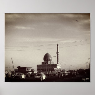 Antieke Irak Bagdad Buniya-moskee Poster