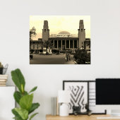 Antieke Irak Bagdad centraal station Poster (Thuiskantoor)