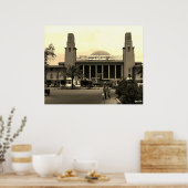 Antieke Irak Bagdad centraal station Poster (Keuken)