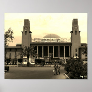 Antieke Irak Bagdad centraal station Poster