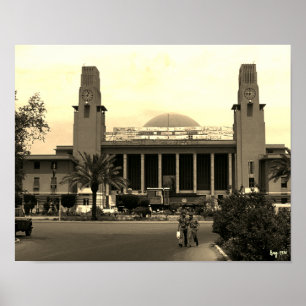 Antieke Irak Bagdad centraal station Poster