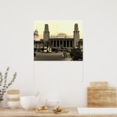 Antieke Irak Bagdad centraal station Poster (Keuken)