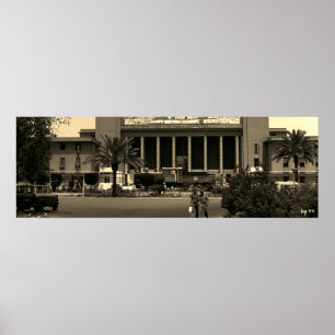 Antieke Irak Bagdad centraal station Poster