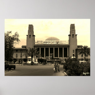 Antieke Irak Bagdad centraal station Poster