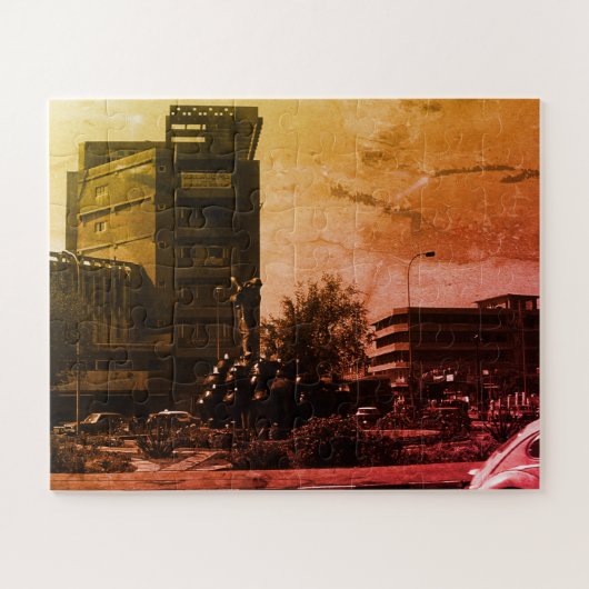 Antieke Irak Bagdad fontein Legpuzzel (Horizontaal)