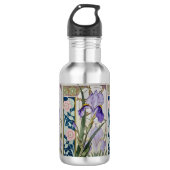 Antieke Iris Illustratie Waterfles (Voorkant)