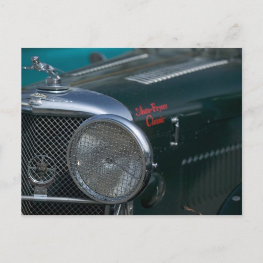 antieke jaguar briefkaart (Voorkant)