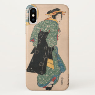 Antieke Japanse Kimono Vrouw Ukiyo-e Houtsnede Case-Mate iPhone Case