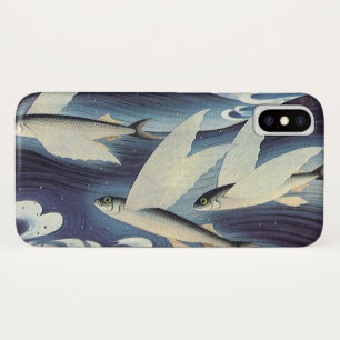Antieke Japanse Vliegende Vis in Oceaan, Japonisme Case-Mate iPhone Case