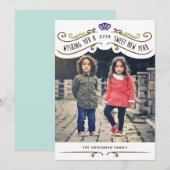 Antieke Joodse Zoete Nieuwjaars Fotokaart – Wit Feestdagenkaart (Voorkant / Achterkant)