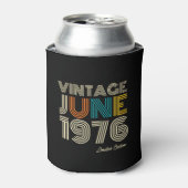 Antieke juni 1976 aangepast jaar blikjeskoeler (Blikje Voorkant)