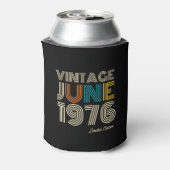 Antieke juni 1976 aangepast jaar blikjeskoeler (Blikje Achterkant)