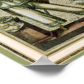 Antieke kaart, America Sive Novus Orbis, 1596 Poster (Hoek)