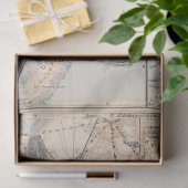 Antieke kaart van Bombay Tissuepapier (Geschenk)
