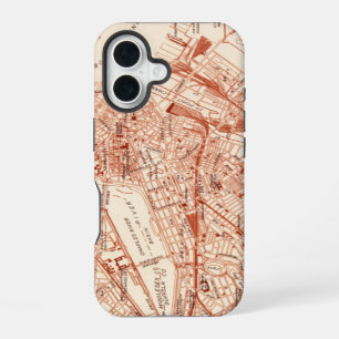 Antieke kaart van Boston iPhone 16 Hoesje