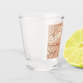 Antieke kaart van Boston Shot Glas (Links)