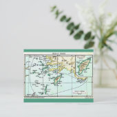 Antieke kaart van de Griekse eilanden (Staand voorkant)