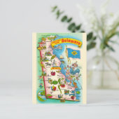 Antieke kaart van Delaware  (Staand voorkant)