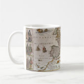 Antieke kaart van Europa door Willem Jansz Blaeu,  Koffiemok (Links)