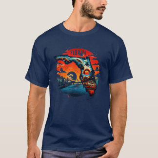 Antieke kaart van Florida T-shirt