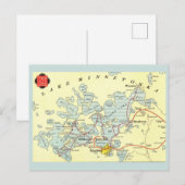 Antieke kaart van het Minnetonkameer (Voorkant / Achterkant)