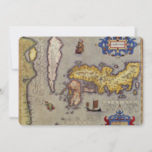 Antieke kaart van Japan door Mercator en Hondius