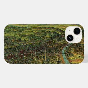Antieke kaart van Los Angeles, Californië en rivie Case-Mate iPhone 14 Hoesje