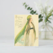Antieke kaart van Maiden St. Patrick's Day (Staand voorkant)