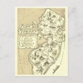 Antieke kaart van New Jersey (Voorkant)