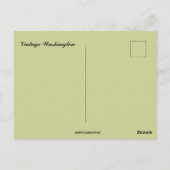 Antieke kaart van Washington (Achterkant)