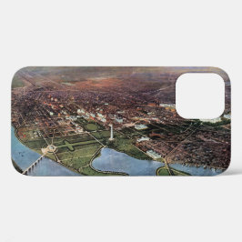 Antieke kaart van Washington DC en de Potomacrivie Case-Mate iPhone Case