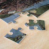 Antieke kaart van Washington DC en de Potomacrivie Legpuzzel (Zijkant)
