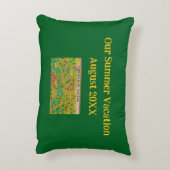 Antieke kaart van Yosemite Accent Kussen (Achterkant (Verticaal))