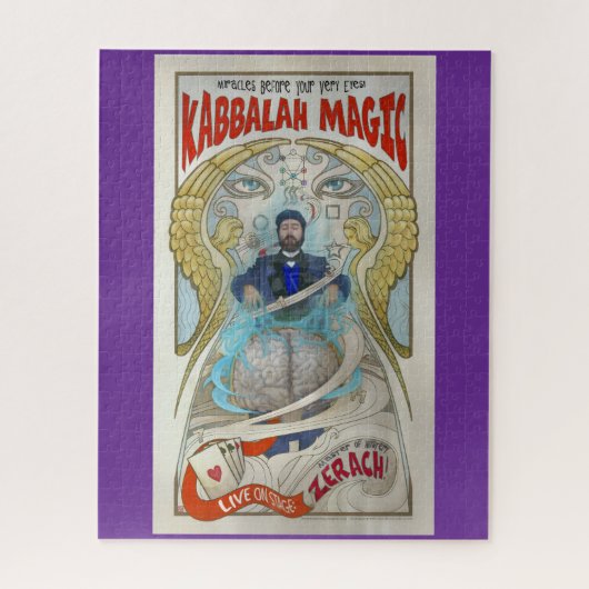 Antieke Kabbala Magie Poster Puzzel Vaudeville  (Verticaal)
