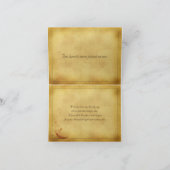 Antieke Kalmijn Bloem Bruiloft Dankkaart Bedankkaart (Binnen)