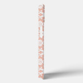 Antieke kant - wit en perzik Case-Mate iPhone case (Achterkant / Rechts)