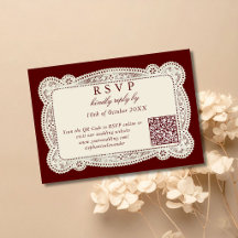 Antieke Kanten Old Money Bourgondië Huwelijks RSVP