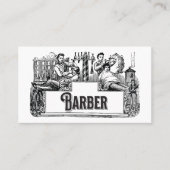 Antieke Kapper / Haarstylist Visitekaartje (Voorkant)