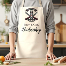 Antieke Kapperszaak Gereedschap Schort