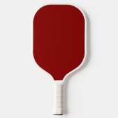 Antieke karmozijnrode sierlijke monogram pickleball paddle (Achterkant)