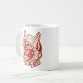 Antieke kat astronaut     koffiemok (Voorkant links)