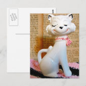 Antieke Kat Briefkaart (Voorkant / Achterkant)