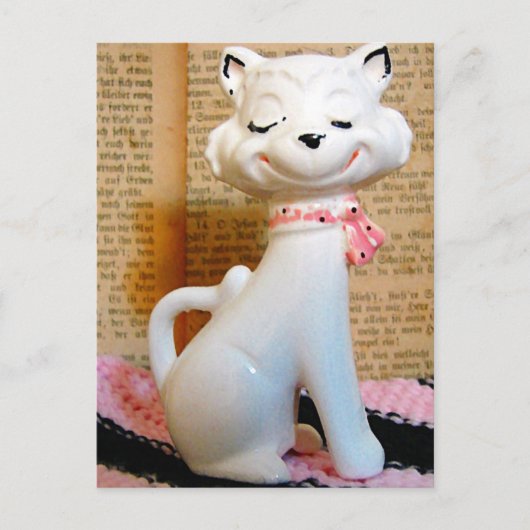 Antieke Kat Briefkaart (Voorkant)