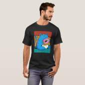 Antieke Kat Donut T-shirt (Voorkant volledig)