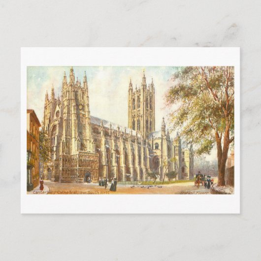 Antieke Kathedraal van Canterbury Briefkaart (Voorkant)