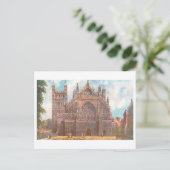 Antieke Kathedraal van Exeter Briefkaart (Staand voorkant)