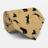 Antieke katten van Théophile Steinlen Stropdas (Opgerold)