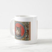 Antieke kattenleven voor Kitty Cat Klassieke Victo Koffiemok (Voorkant links)